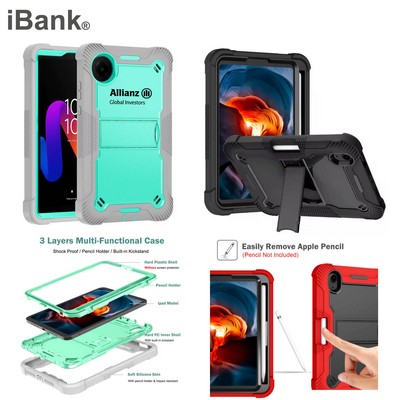 iBank ® Shockproof Case compatible with iPad Mini 7 (A17 Pro) 2024, Mini 6 (2021)