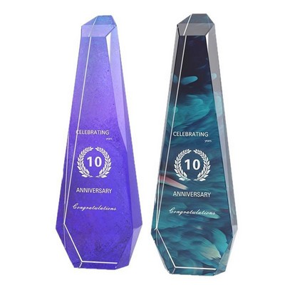Personalized Custom Trophies Award Engraved Crystal Trophy