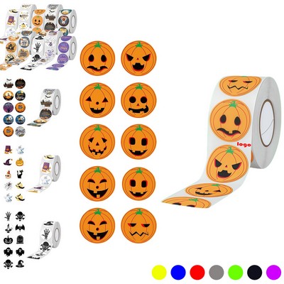 Custom Halloween Sticker Roll
