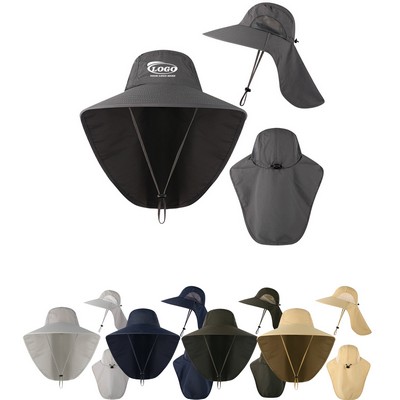 Wide Brim Fishing Hiking Hat Sun Protection Hat