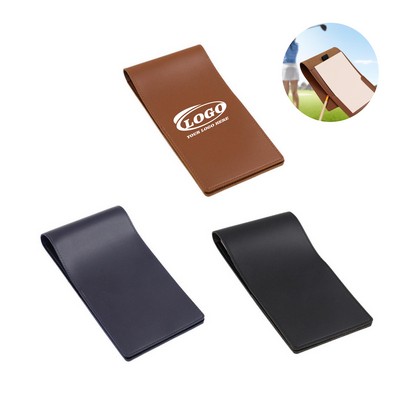 PU Leather Golf Scorecard Holder