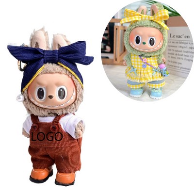 Doll Overalls Three-Piece Set