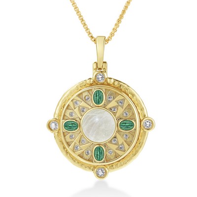Jilco Gold Locket Pendant Necklace