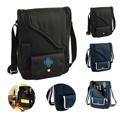 Outdoor Picnic Gear Organizer Wine Cooler Bag
