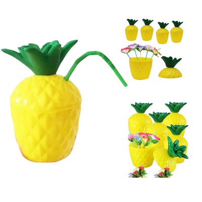 Hawaiian Pineapple Party Cups
