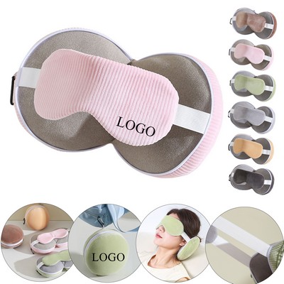 2" 1 Travel Pillow Sleeping Eye Mask