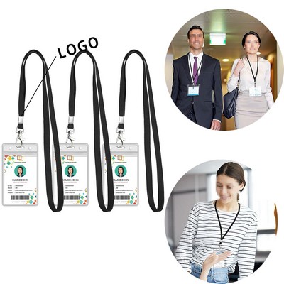 Black Waterproof Vertical Hanging Rope Lanyard