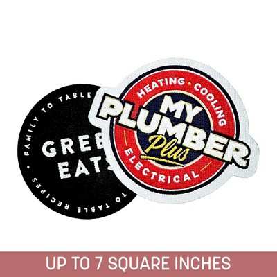 Woven Patch (Iron-On) Up To 7 Sq. In.