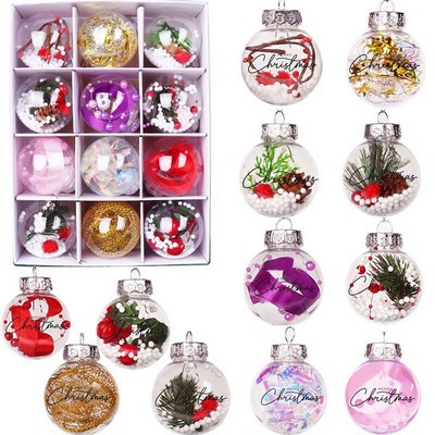 Transparent Decorative Holiday Balls