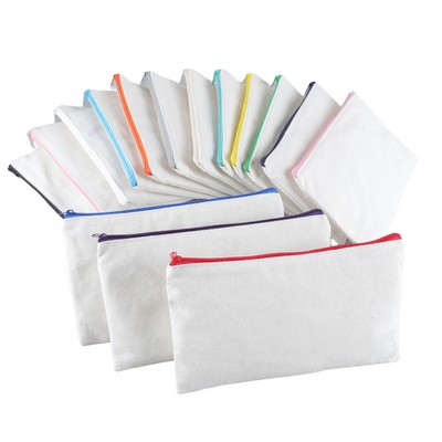 Canvas Zipper Pen Bag