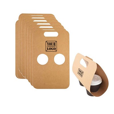 Kraft Paper Beverage Cup Holder