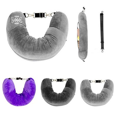 Travel Pillowcase with Fillable Storage