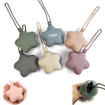 Star Shaped Silicone Pacifier Storage Bag