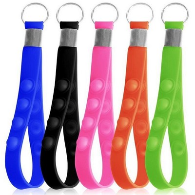 Push Pop Stress Reliever Keychain