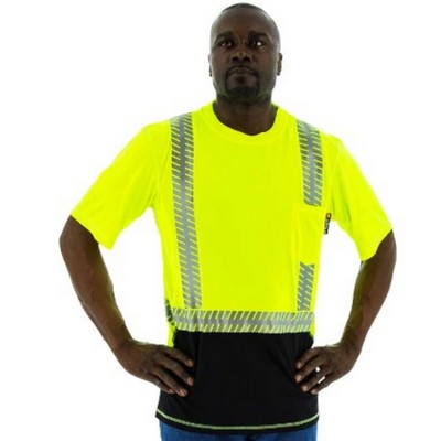 Majestic 75-5217 Hi-Viz snag resistant T-Shirt, ANSI 2