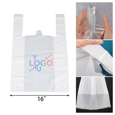 Sustainable Vest Plastic Shopping Tote Bag