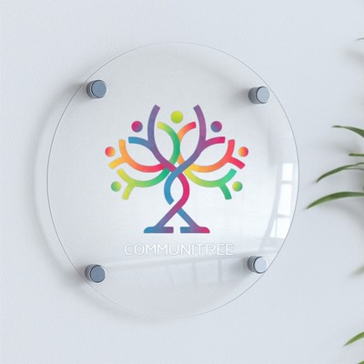 Acrylic Wall Sign (Custom Size/Shape)