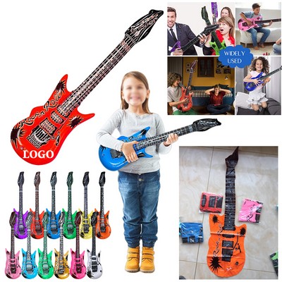 Water-Resistant Inflatable Guitar Prop