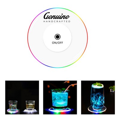 LED Illuminated Beverage Coaster