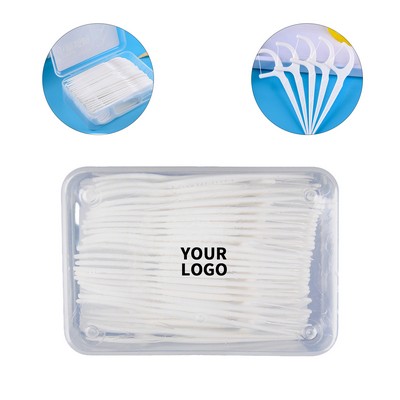 Dental Floss Pick Storage Box 50 Pieces Per Box
