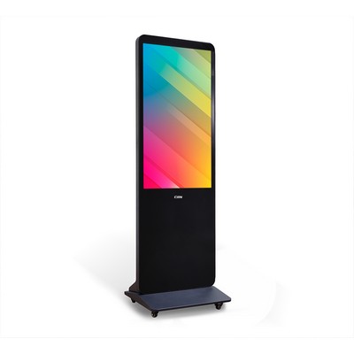 Portable LED Digital Display Signage with Wheels 55"