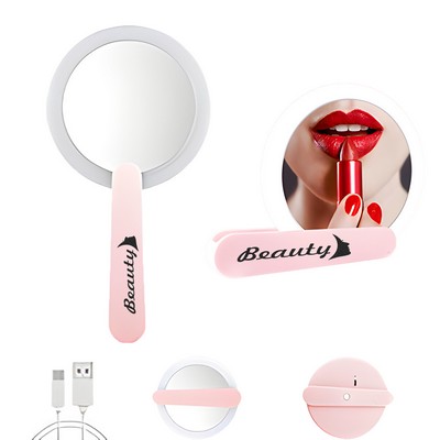USB Portable LED Handheld Mirror