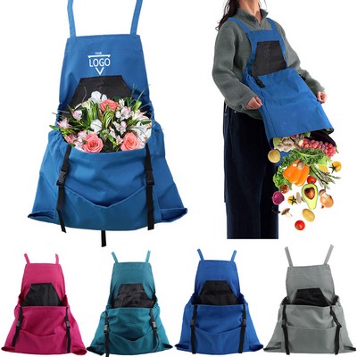 Outdoor Harvesting Big Pocket Apron