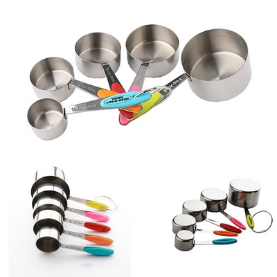 5-in-1 Stainless Steel Measuring Cup Set