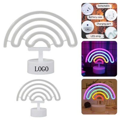 Rainbow LED Tabletop USB Lamp