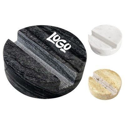 Natural Marble Office Desk Phone Holder Stand