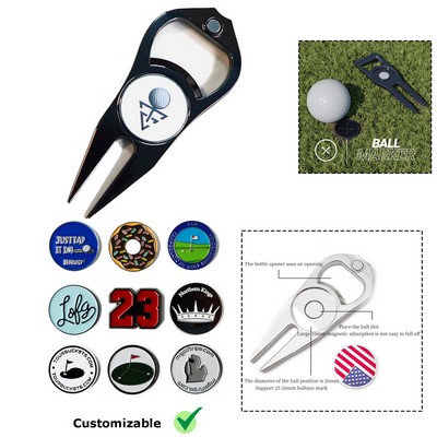 Golf Premium Divot Tool and Ball Marker