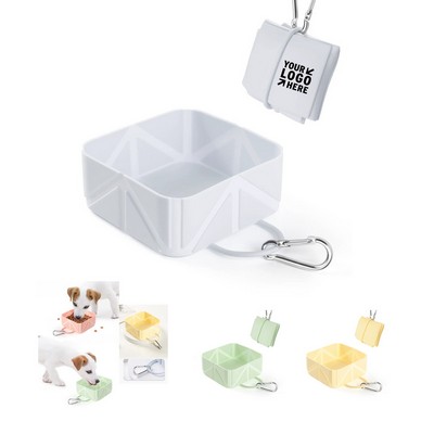 Collapsible Dog Bowl with Carabiner