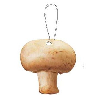 Mushroom Zipper Pull
