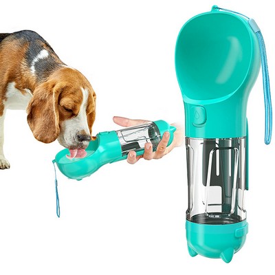 3" 1 Pet Water Bottle Poop Bag & Food Dispenser