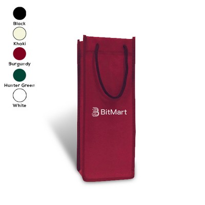 Single Bottle Wine Tote Bag