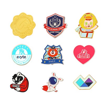 Custom Metal Logo Lapel Badge Pin Brooch