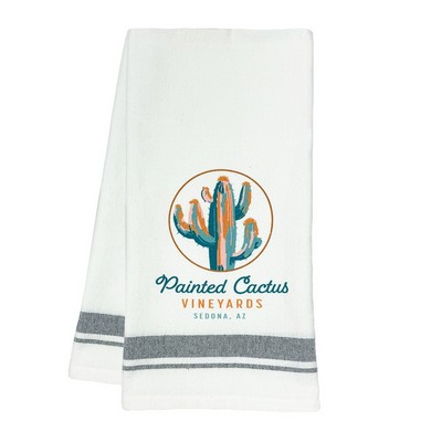 Full Color Striped Cotton Tea Towel