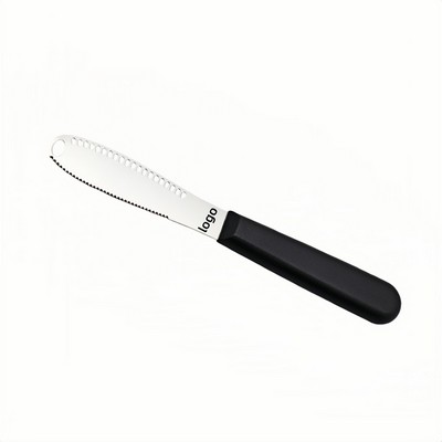 4" Stainless Steel Serrated Butter Knife with Hanging Hole for Jam and Cheese