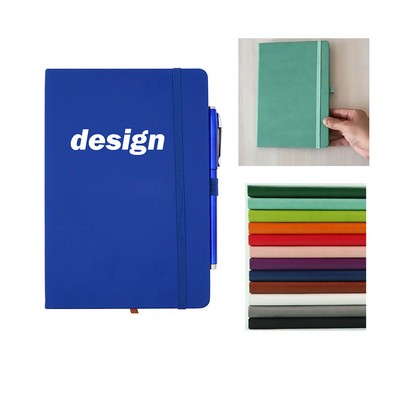 A5 Journal with Built-in Pen