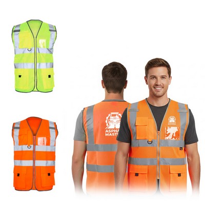 ANSI Class 2 Five-Pocket Multi-Task Vest