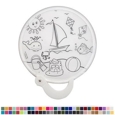 Round Foldable Handle Fan