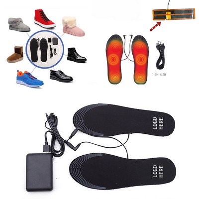 USB Heated Graphene Heating Washable & Trimmable Insoles