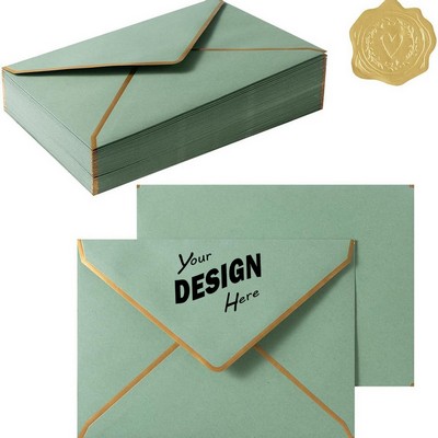 Luxury Envelopes with Personalized Logo and Seal