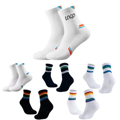 Mid-Calf Towel-Bottom Sports Socks?