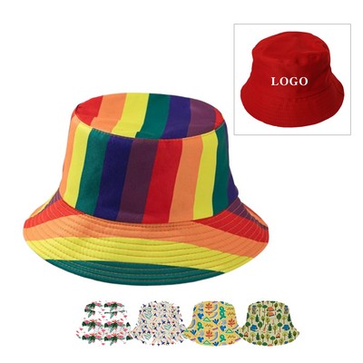 Reversible Double Sided Sublimation Bucket Hat