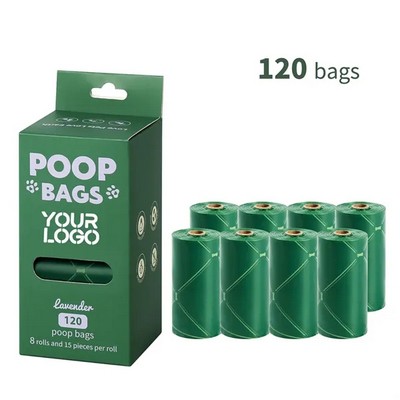 Eco-Friendly 65% Recycled Plastic Lavender-Scented Leak-Proof Dog Waste Bags