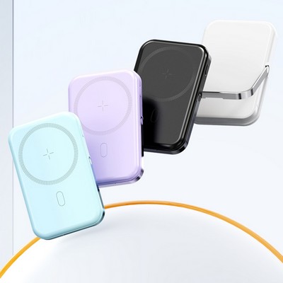 5000mAh Wireless Power Bank With Holder