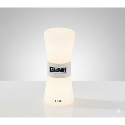 Hourglass Timer Night Light Desk Lamp Bedside Ambient Light Time Management Reminder Lamp