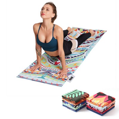 Sublimated Yoga Mat Towel