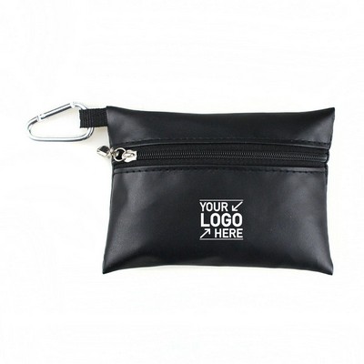 PU Leather Golf Accessory Pouch